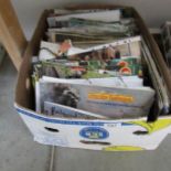 A large quantity of Hornby brochures, collector's club magazines etc.