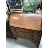 A veneered bureau