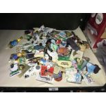 A large quantity of fridge magnets