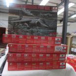 12 model aircraft kits including Humbrol, Italeri, Esci etc.