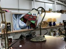 A Tiffany style lamp (shade a/f)