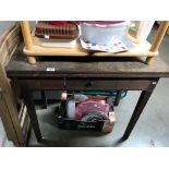 An old fold out extending kitchen side table A/F