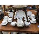 A Colclough bone china tea set