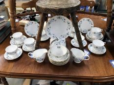 A Colclough bone china tea set