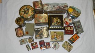 20 assorted tins
