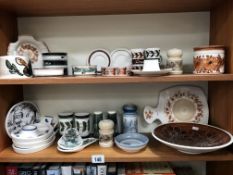 45 pieces of Jersey pottery kitchenalia