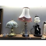 3 table lamps