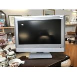 A 23" Toshiba flat screen TV