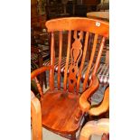 A Windsor chair.