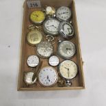 A mixed lot of pocket watches,.