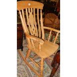 A Windsor chair.