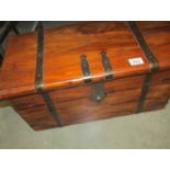 A good quality wooden trunk.