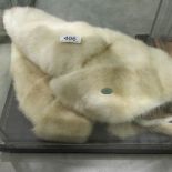 A fur stole.