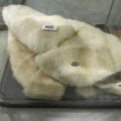 A fur stole.