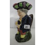 A 19th century Staffordshire Toby jug.