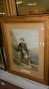 A framed and glazed study of a Highlander entitled William Maberly Esq.
