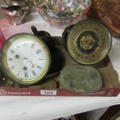 2 old clock movements etc..