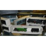 10 locomotives and tenders,