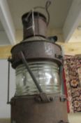 An old ship's lamp.