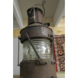 An old ship's lamp.