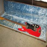 A 1962 Hofner short scale bass guitar - Serial no: 693