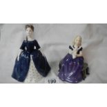 2 Royal Doulton figurines, Debbie and Affection.