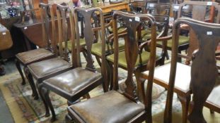 5 high back dining chairs.