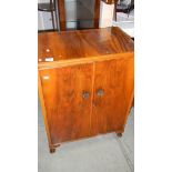 An old record cabinet.