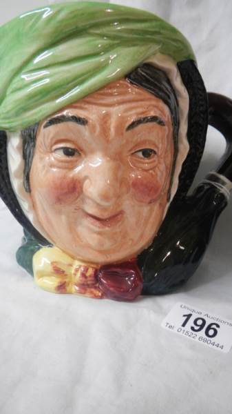 2 large Royal Doulton character jugs, Sairey Gamp D5451 and Uncle Tom Cobbliegh. - Image 2 of 5