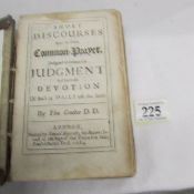 A 1684 Book of Common Prayer.