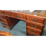 A double pedestal desk.