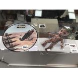 Rare Gardians Of The Galaxy Baby Groot vinyl and a Star Wars "The Force Awakens" picture disc