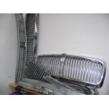 A quantity of Jaguar radiator grills