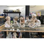 6 figures of children designed by Florento Studio,