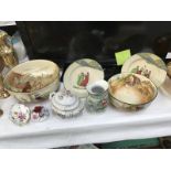 A quantity of assorted china including Royal Corona, Royal Doulton & series ware etc.