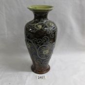 A Doulton Lambeth vase with base marks - see pictures of base