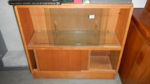 A vintage display cabinet