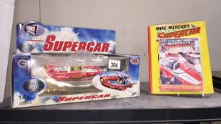 A Product Enterprises boxed Gerry Anderson supercar model with DVD and book