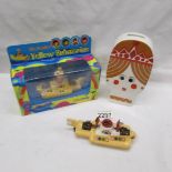 A boxed original Corgi Beatle's yellow submarine,