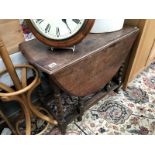 A drop leaf table