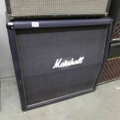 A Marshall 4 x 10 cabinet with case.