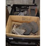 A box of heavy duty trolley wheels