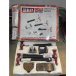 A Sealey 7 piece car body repair kit