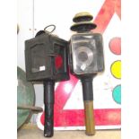 2 carriage lamps