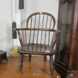 A Child's Windsor chair.