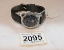 A Bulova automatic wrist watch, needs servicing.