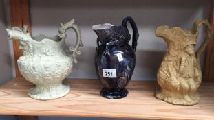 A Victorian jug and 2 others