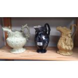 A Victorian jug and 2 others