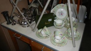 A Queen Anne of Gainsborough tea set,