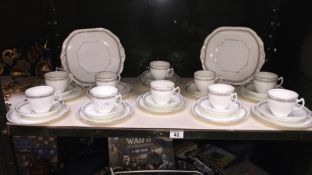 A 35 piece tea set